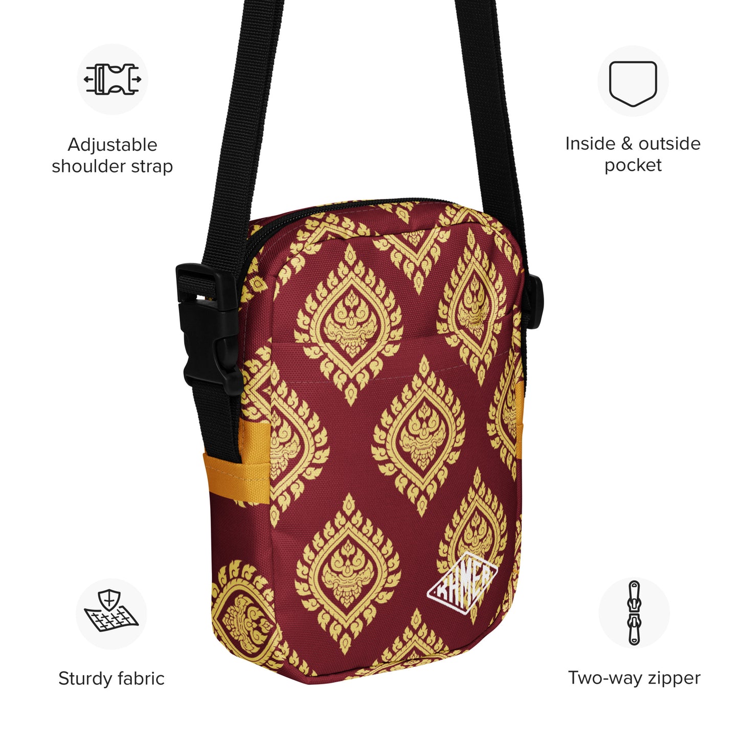 Red Sarong Crossbody