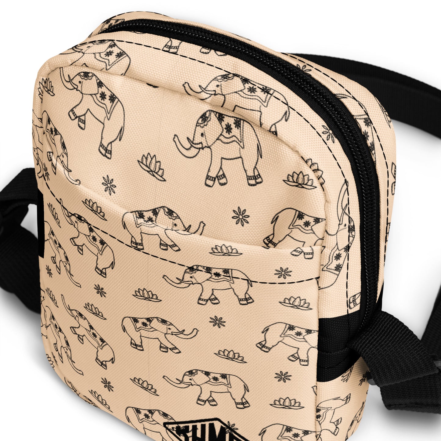 Elephant & Lotus Crossbody
