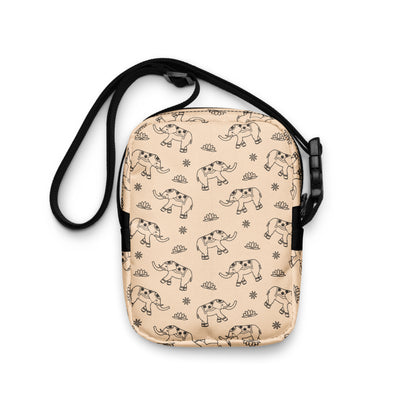 Elephant & Lotus crossbody bag