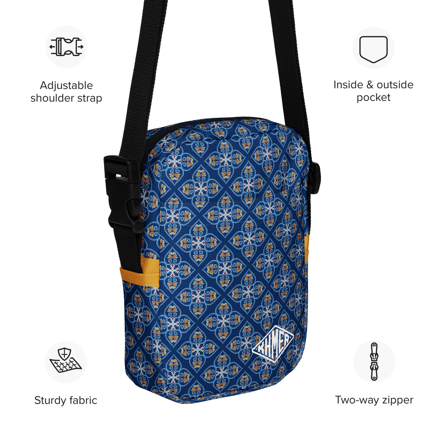 Blue Sarong crossbody