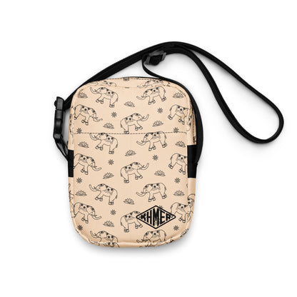 Elephant & Lotus crossbody bag