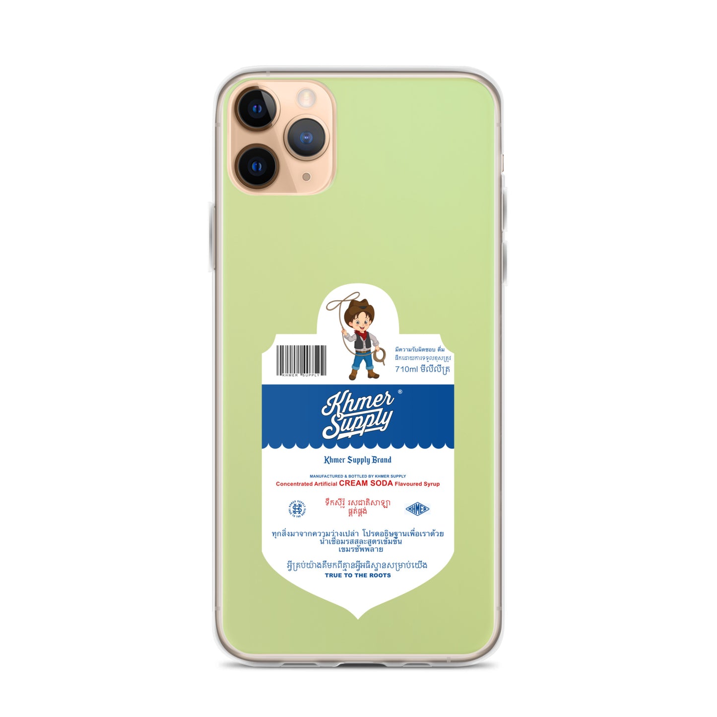 Cream Soda Drink Clear Case for iPhone®