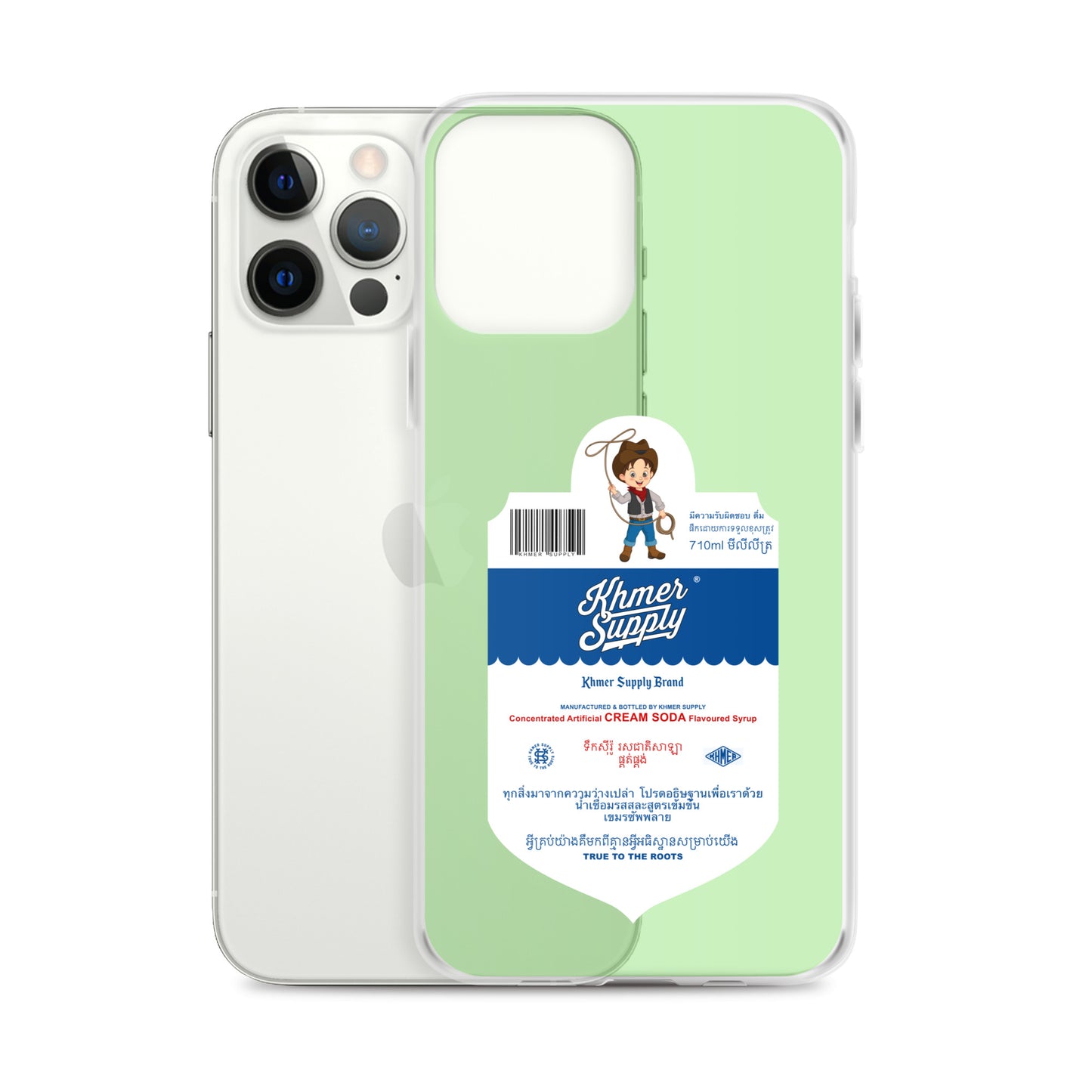 Cream Soda Drink Clear Case for iPhone®