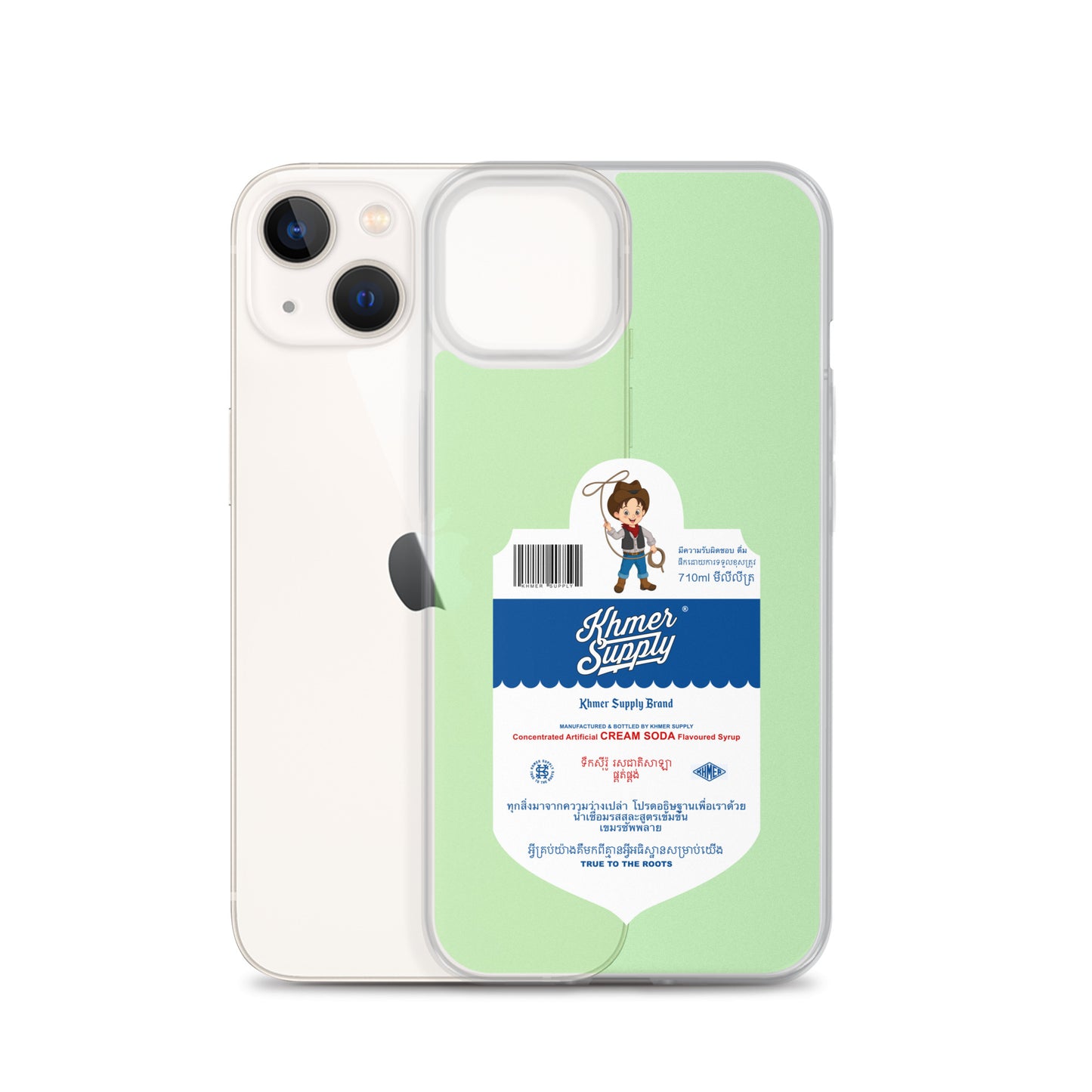 Cream Soda Drink Clear Case for iPhone®