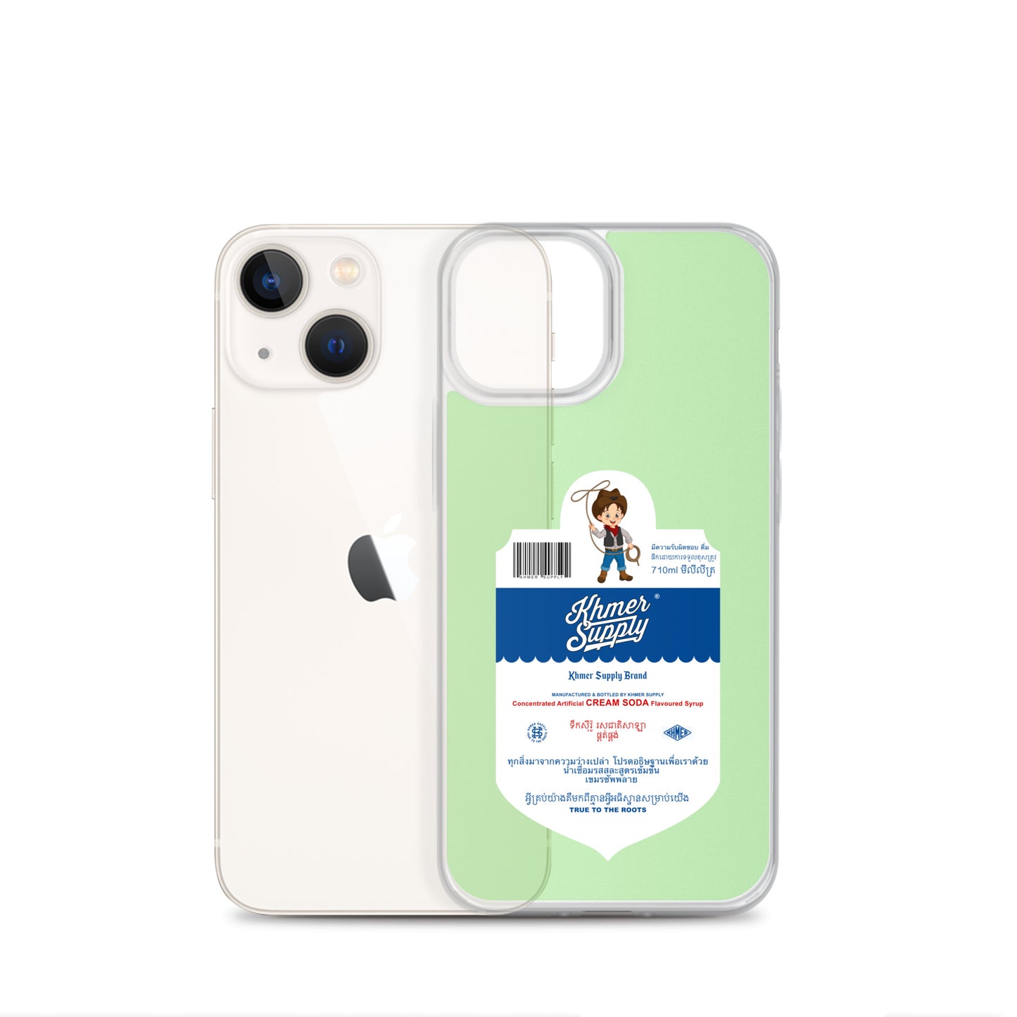 Cream Soda Drink Clear Case for iPhone®