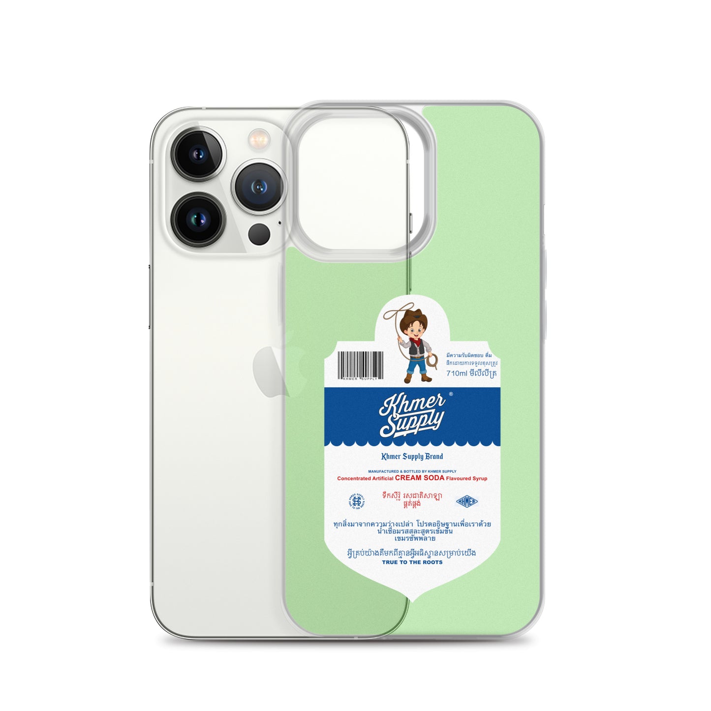 Cream Soda Drink Clear Case for iPhone®