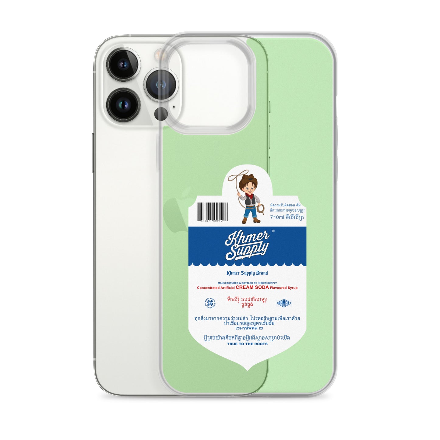 Cream Soda Drink Clear Case for iPhone®