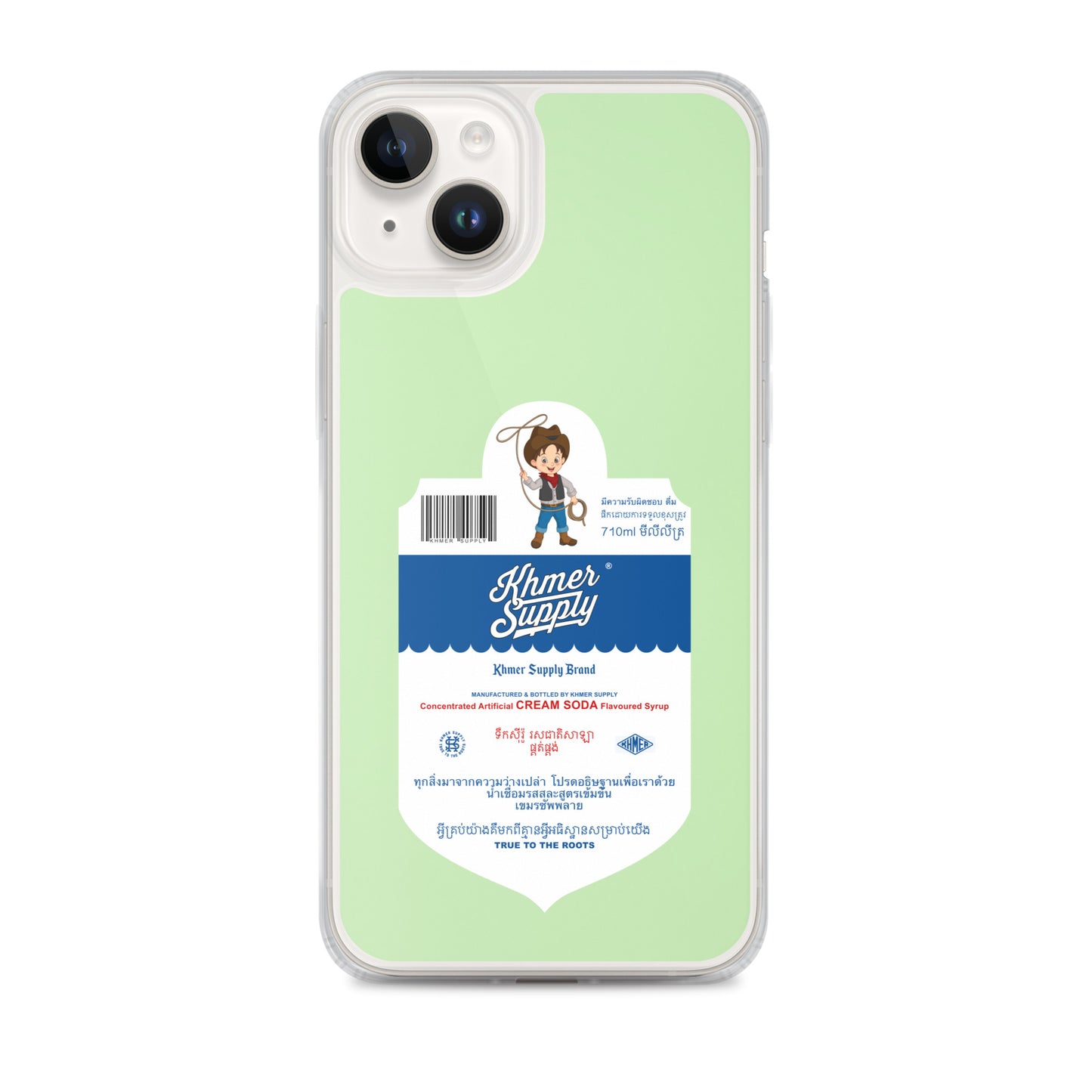 Cream Soda Drink Clear Case for iPhone®