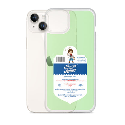 Cream Soda Drink Clear Case for iPhone®