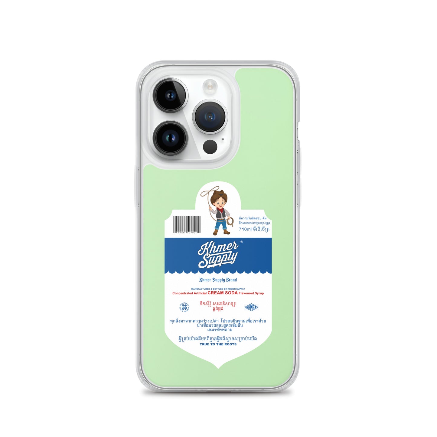 Cream Soda Drink Clear Case for iPhone®