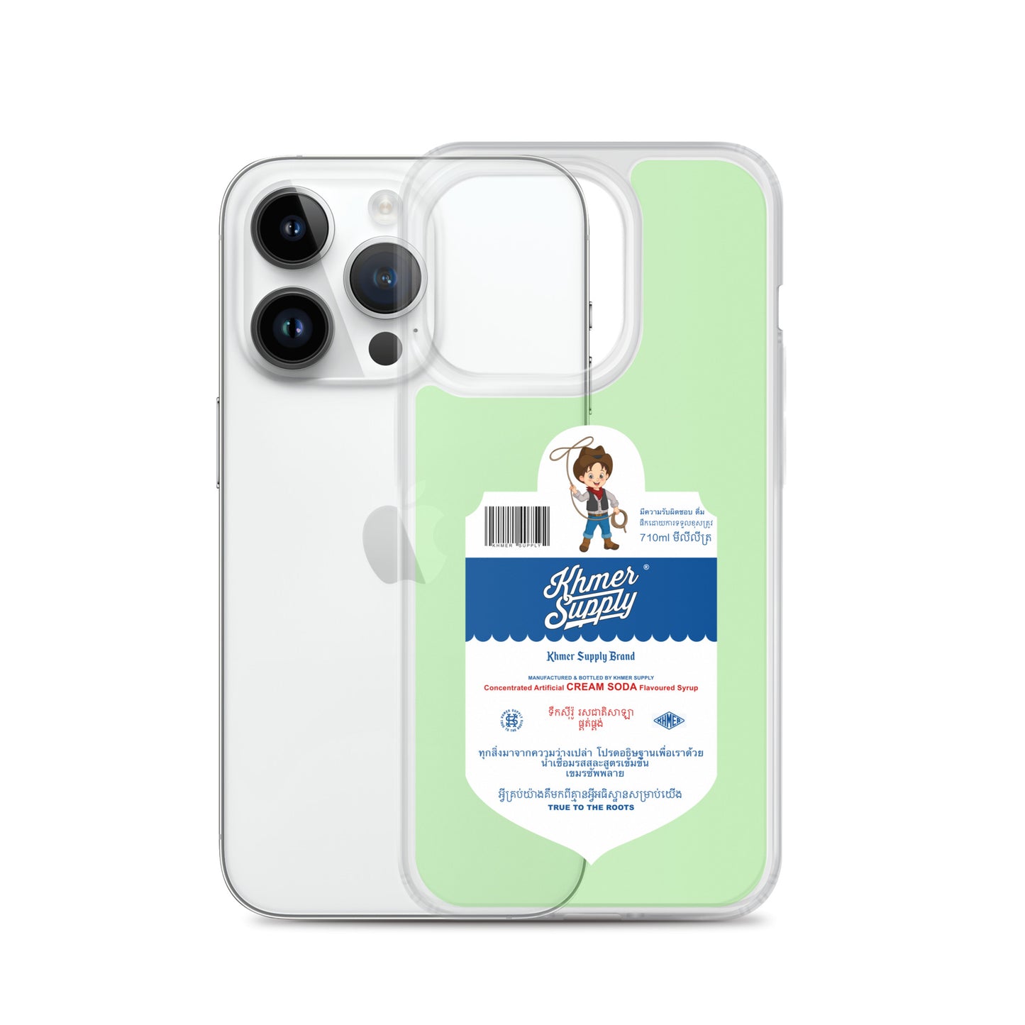 Cream Soda Drink Clear Case for iPhone®