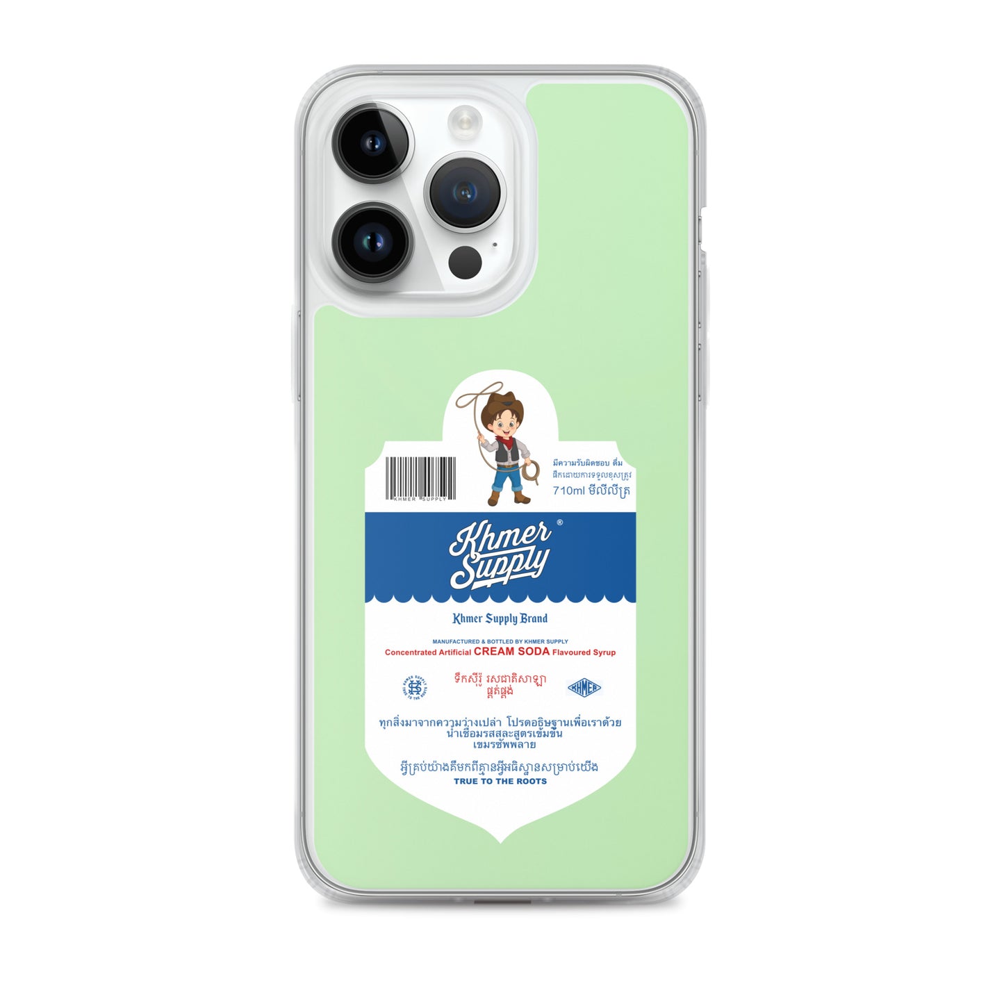 Cream Soda Drink Clear Case for iPhone®