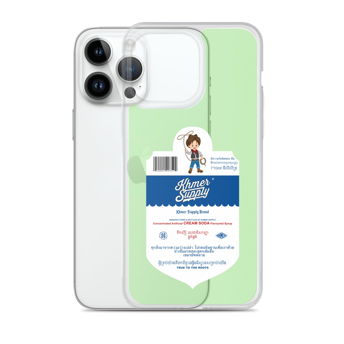 Cream Soda Drink Clear Case for iPhone®