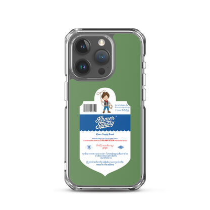 Cream Soda Drink Clear Case for iPhone®