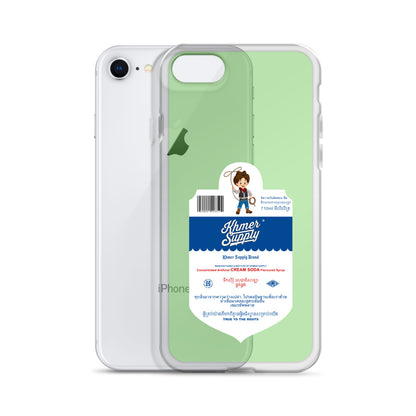 Cream Soda Drink Clear Case for iPhone®