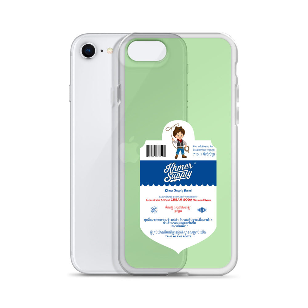 Cream Soda Drink Clear Case for iPhone®