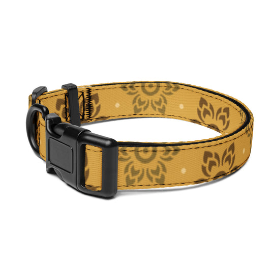 Yellow Sarong Pet collar