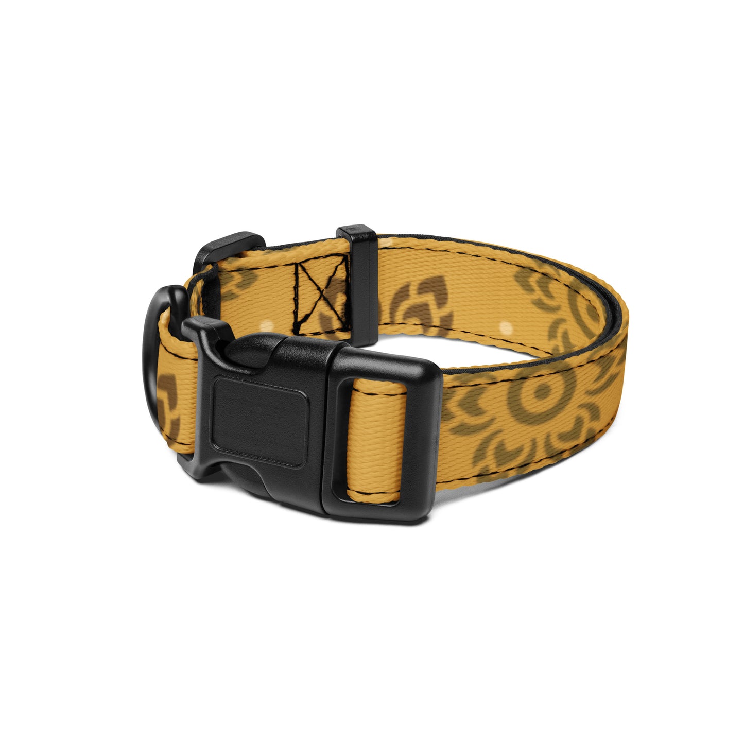 Yellow Sarong Pet collar